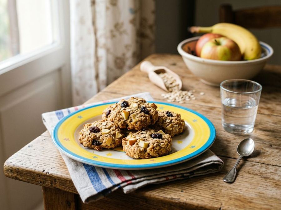 Biscotti avena e mela