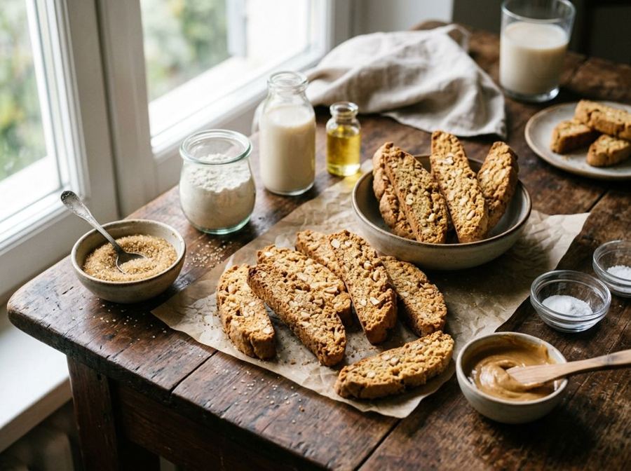 Biscotti vegani al burro di arachidi