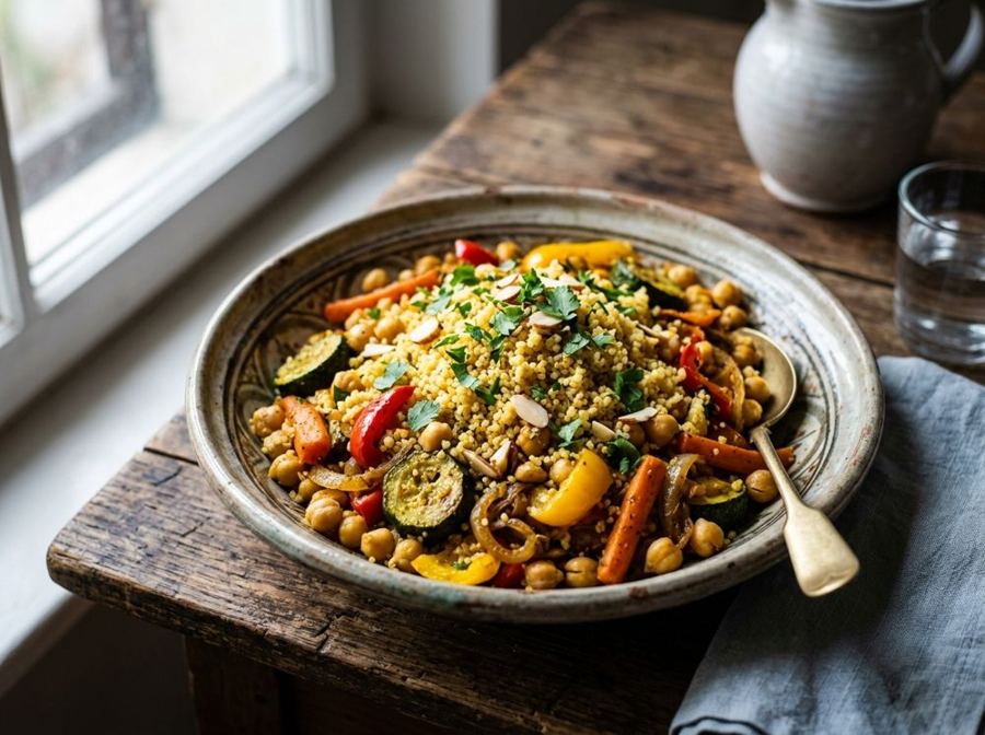 Couscous marocchino con verdure