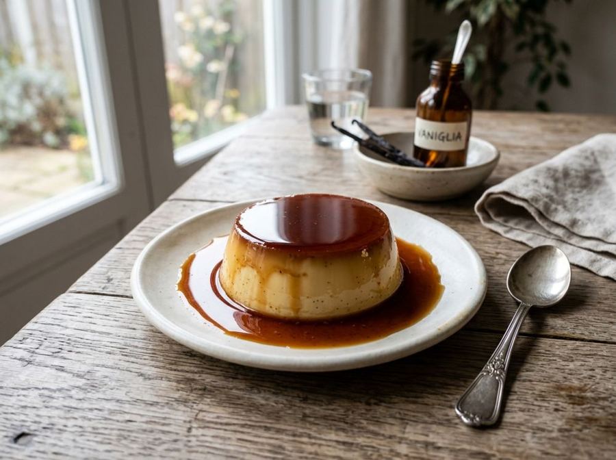 Crème caramel alla vaniglia