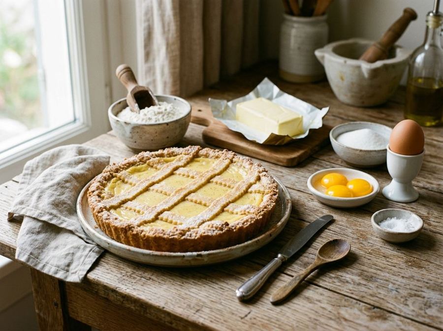 Crostata alla crema pasticcera