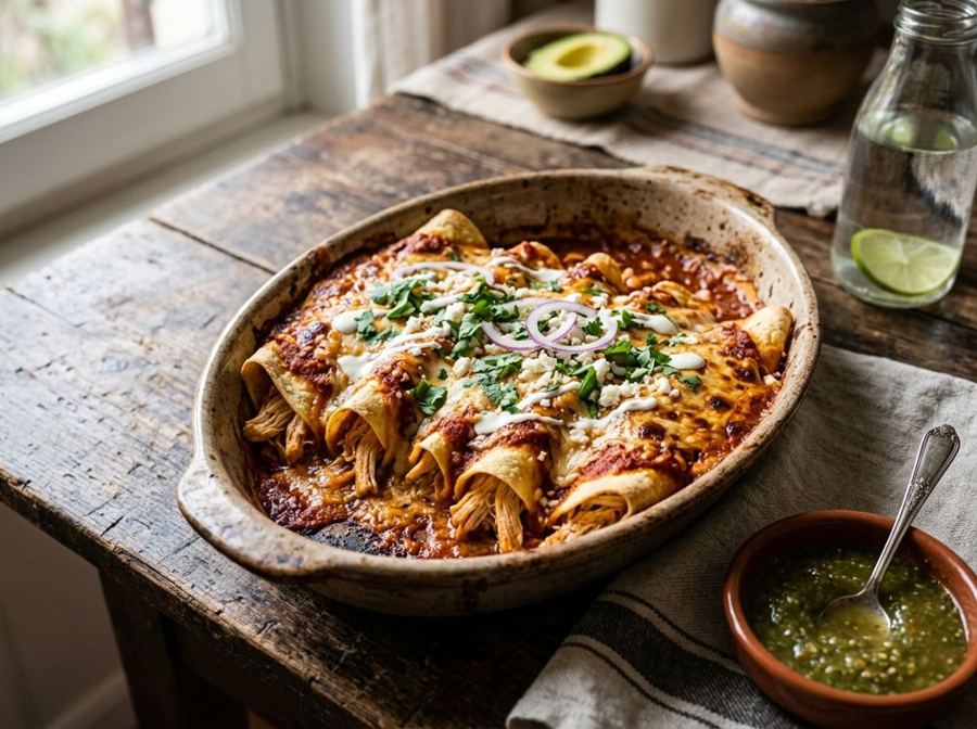 Enchiladas di pollo
