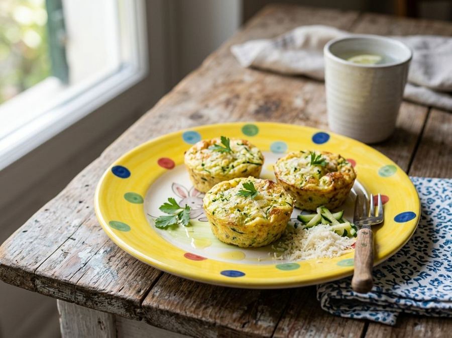 Frittatine di zucchine al forno