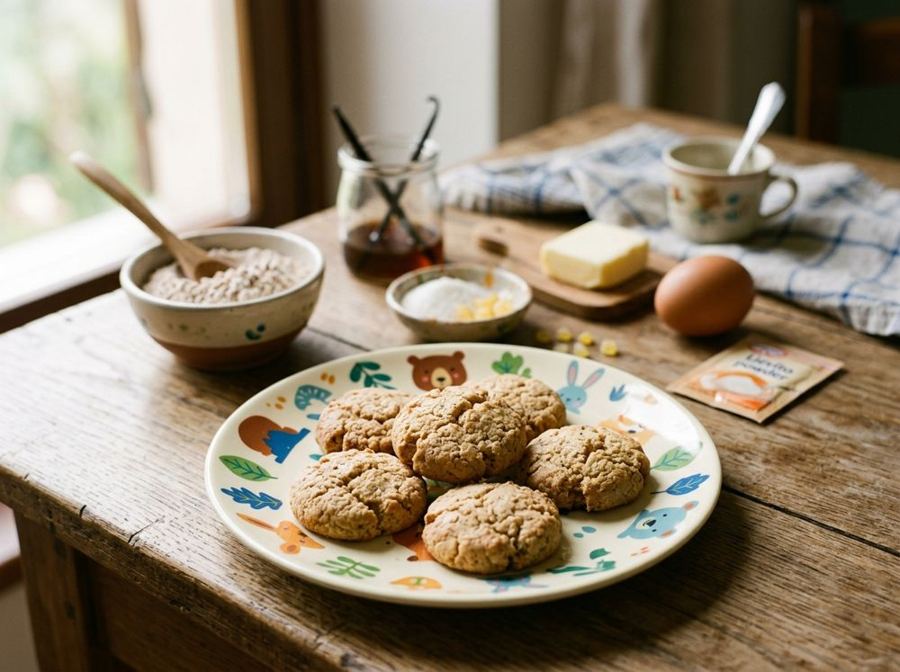 Frollini di farro alla vaniglia