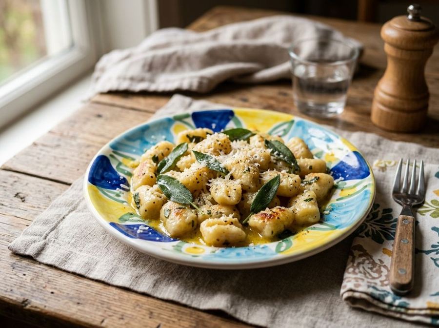 Gnocchetti burro e salvia