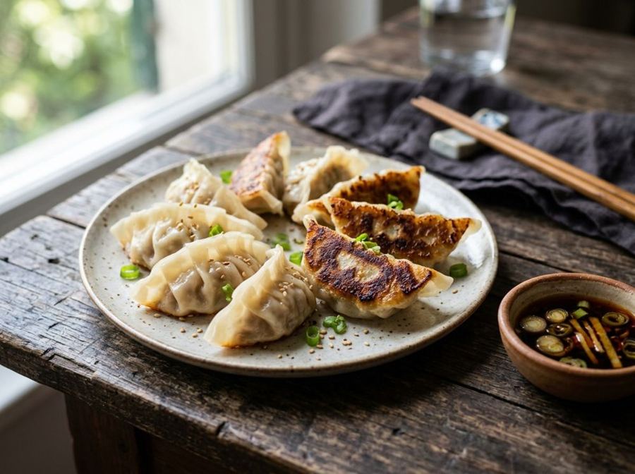 Gyoza di maiale