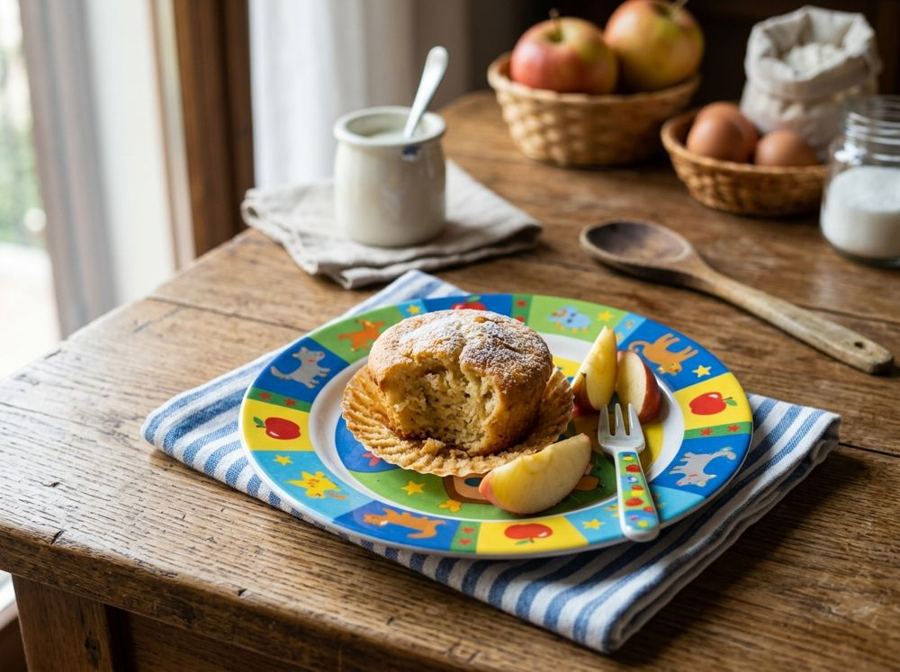 Mini plumcake allo yogurt e mela