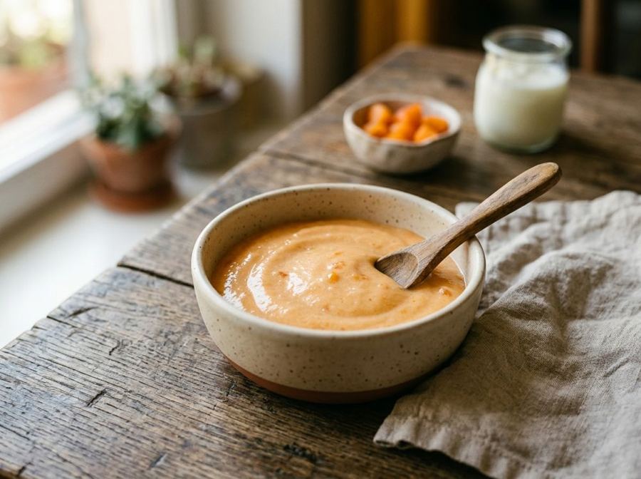 Mousse di albicocche