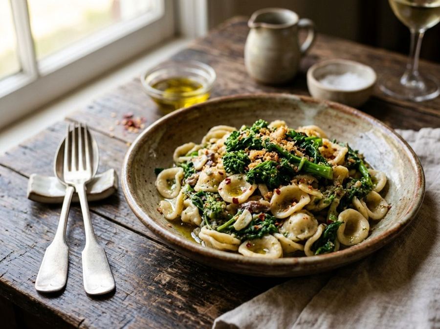 Orecchiette con le cime di rapa