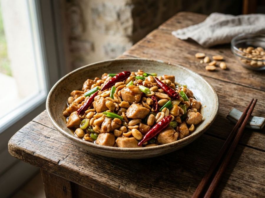 Pollo kung pao