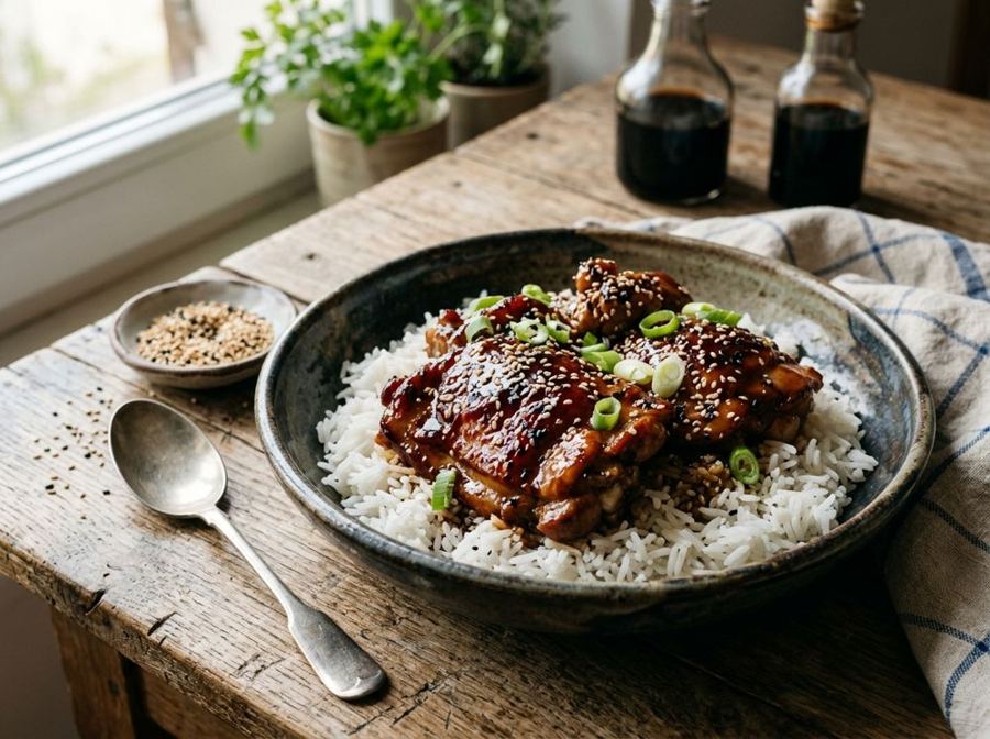 Pollo teriyaki