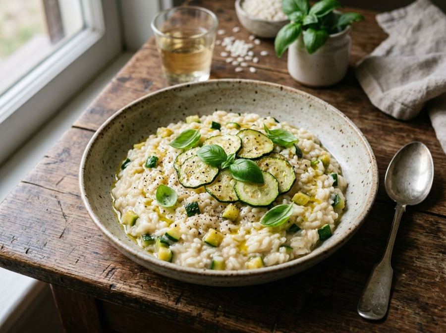 Risotto alle zucchine
