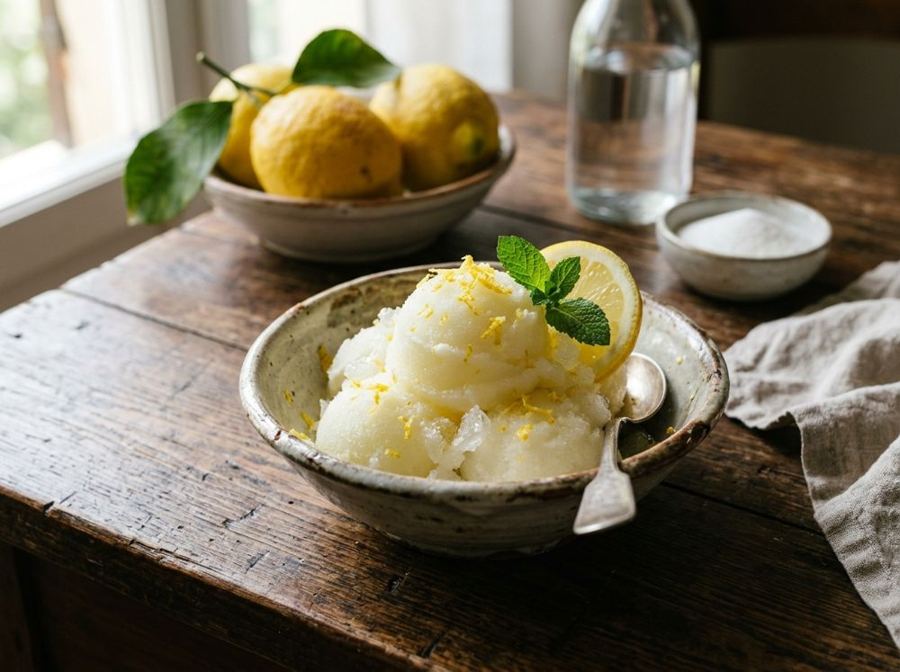 Sorbetto al limone