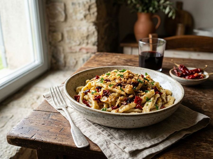 Strascinati con peperoni cruschi